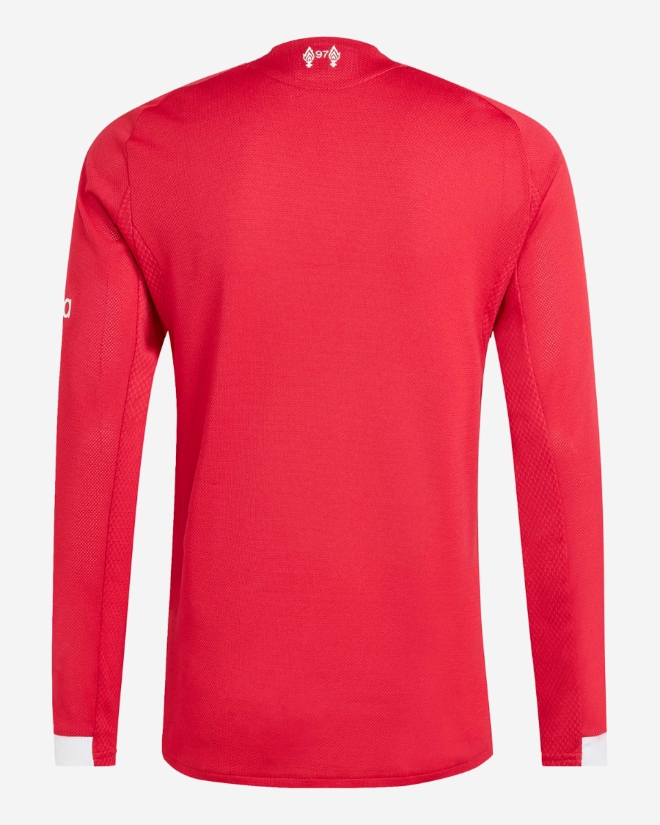 LFC Adidas メンズ 25/26 オーセンティックホームロングスリーブジャージ