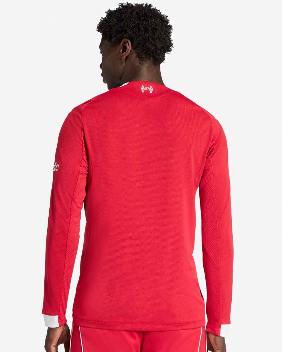 LFC Adidas メンズ 25/26 オーセンティックホームロングスリーブジャージ