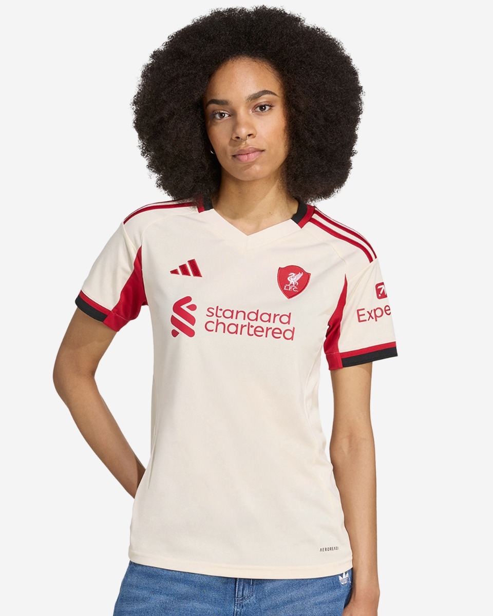 Football Shirts Liverpool Womens Away Shirt LFC Adidas Womens 25