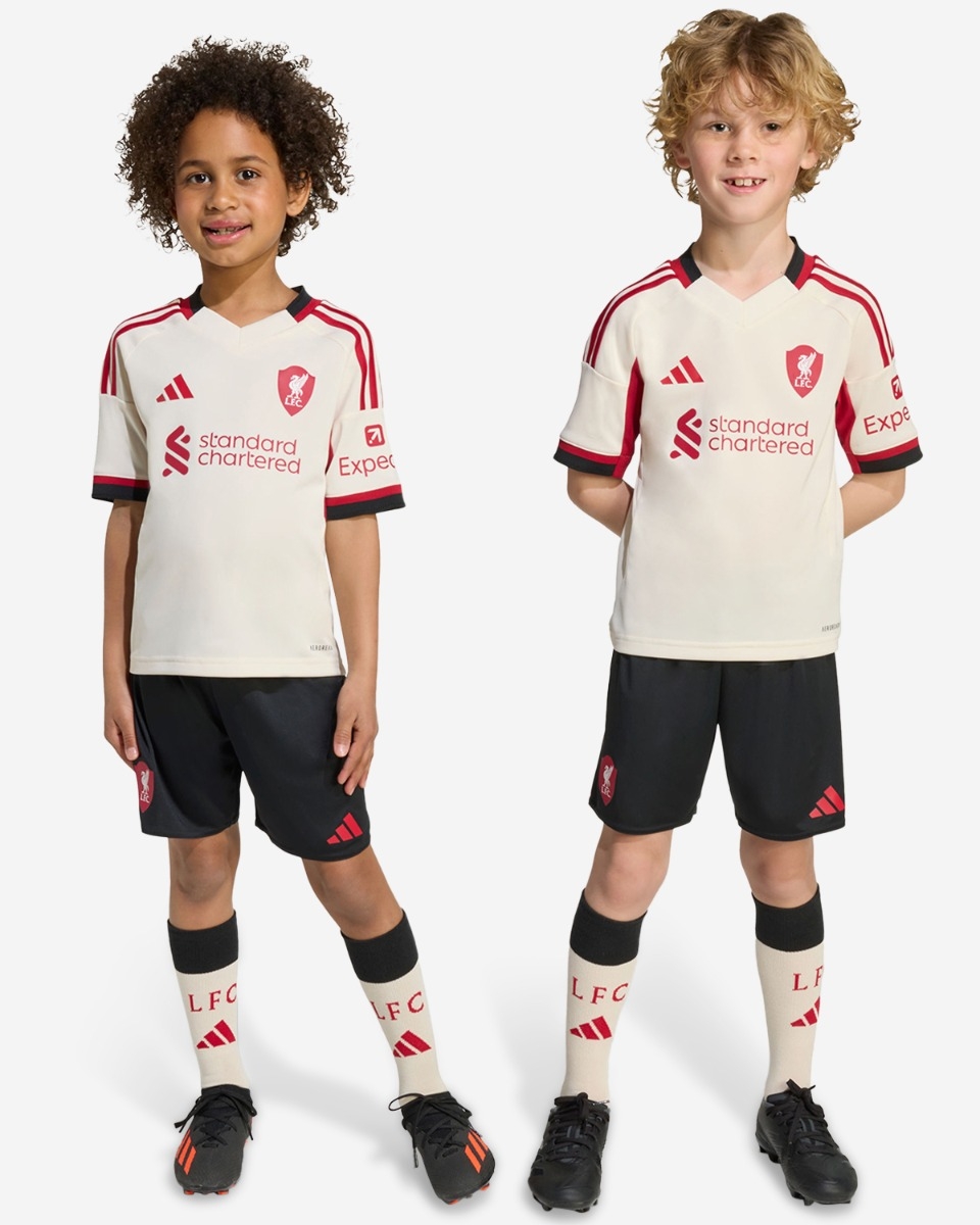LFC adidas Kids 25/26 Away Mini Kit