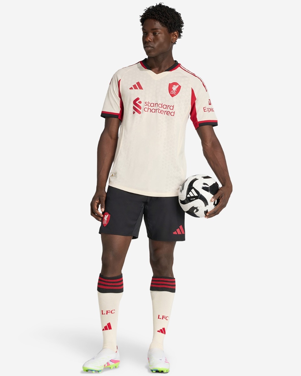 LFC Adidas メンズ 25/26 オーセンティックアウェイジャージ