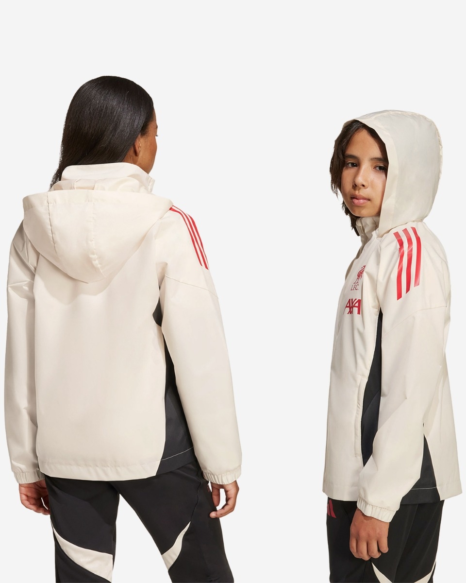 リヴァプールLFC adidas 25/25 Weather Jacket LFC adidas Mens 25/26 Home Anthem Jacket