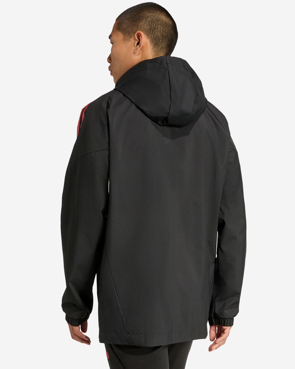 LFC adidas Mens 25/26 Domestic All Weather Jacket Black