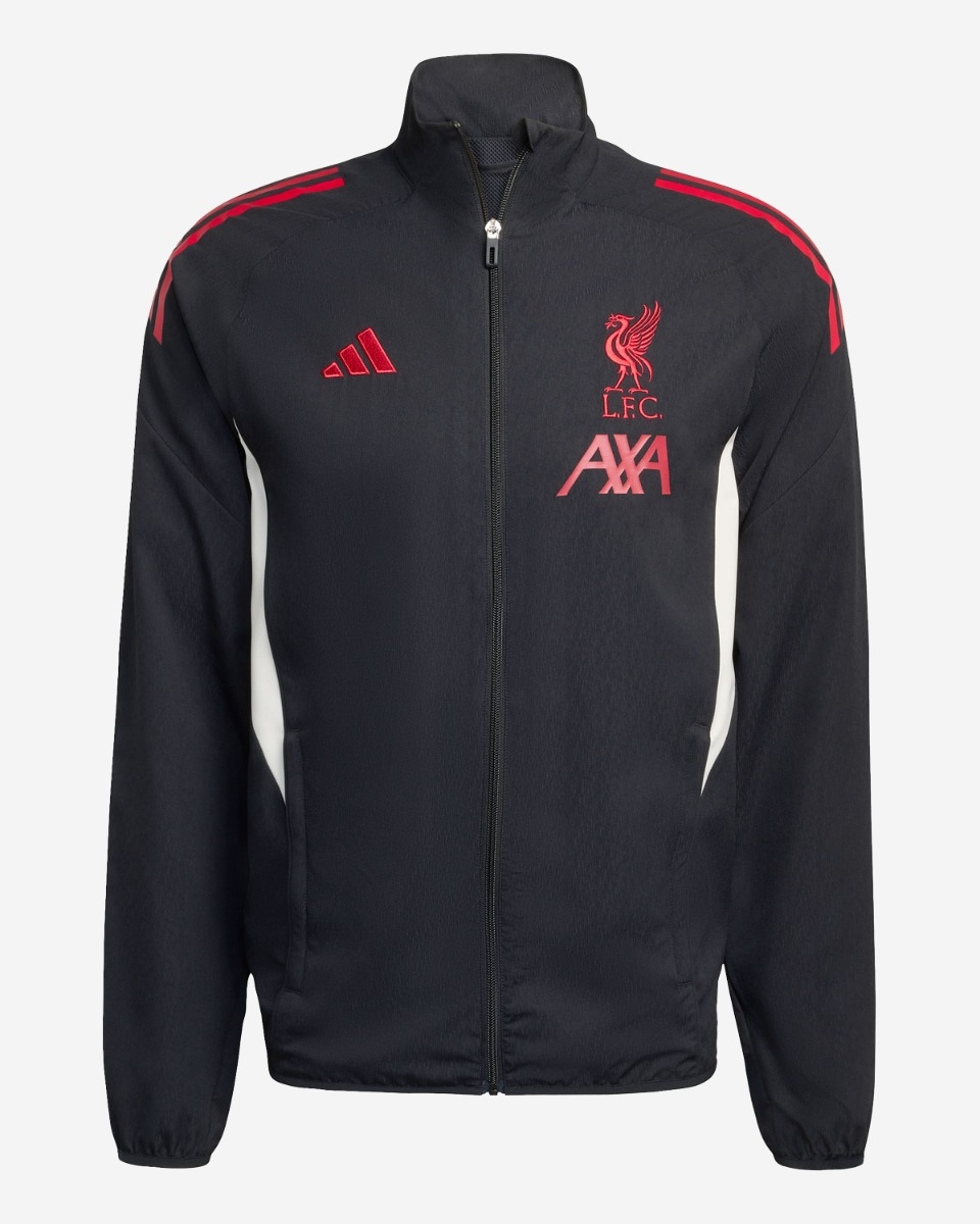 【タグ付き・未使用】Liverpool FC adidas ジャケット 黒 Vintage Adidas Liverpool Football Jacket Soccer Black Track