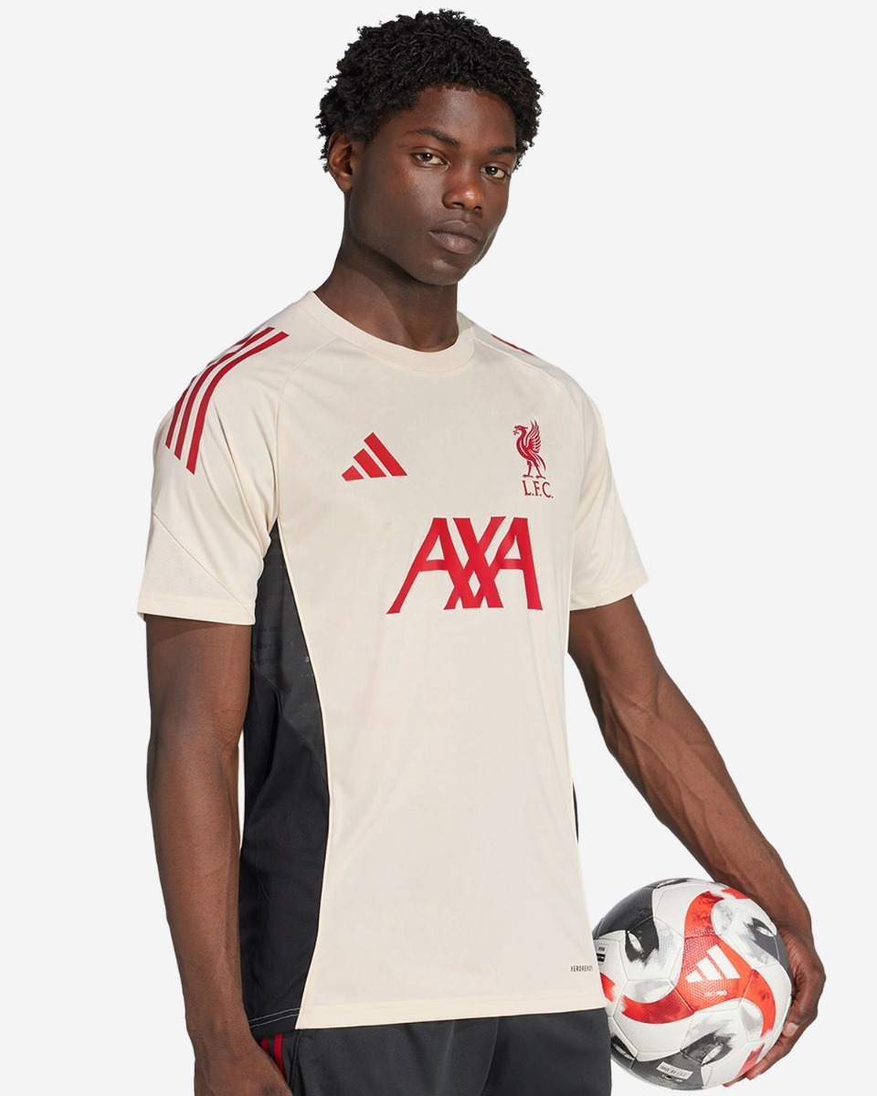 LFC adidas Mens 25/26 Domestic Short Sleeve Top White