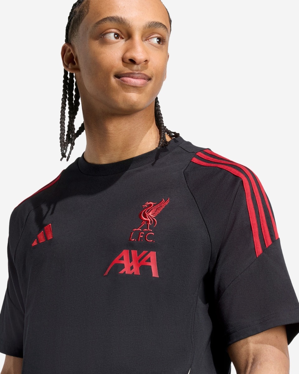 LFC adidas Mens 25/26 Domestic Training Tee Black