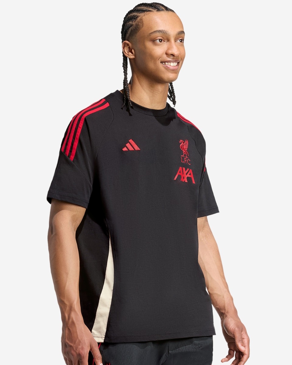 LFC adidas Mens 25/26 Domestic Training Tee Black