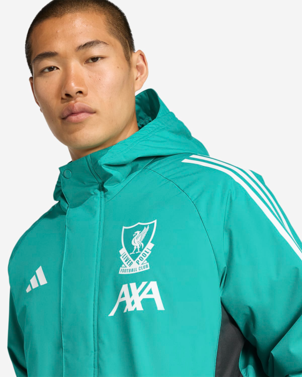 LFC adidas Mens 25/26 European Long Matchday Jacket