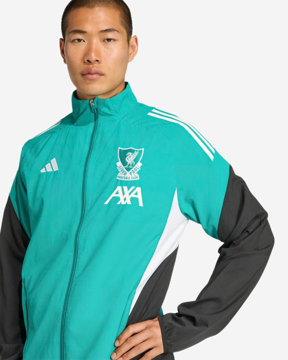 LFC adidas Mens 25/26 European Pre Match Jacket