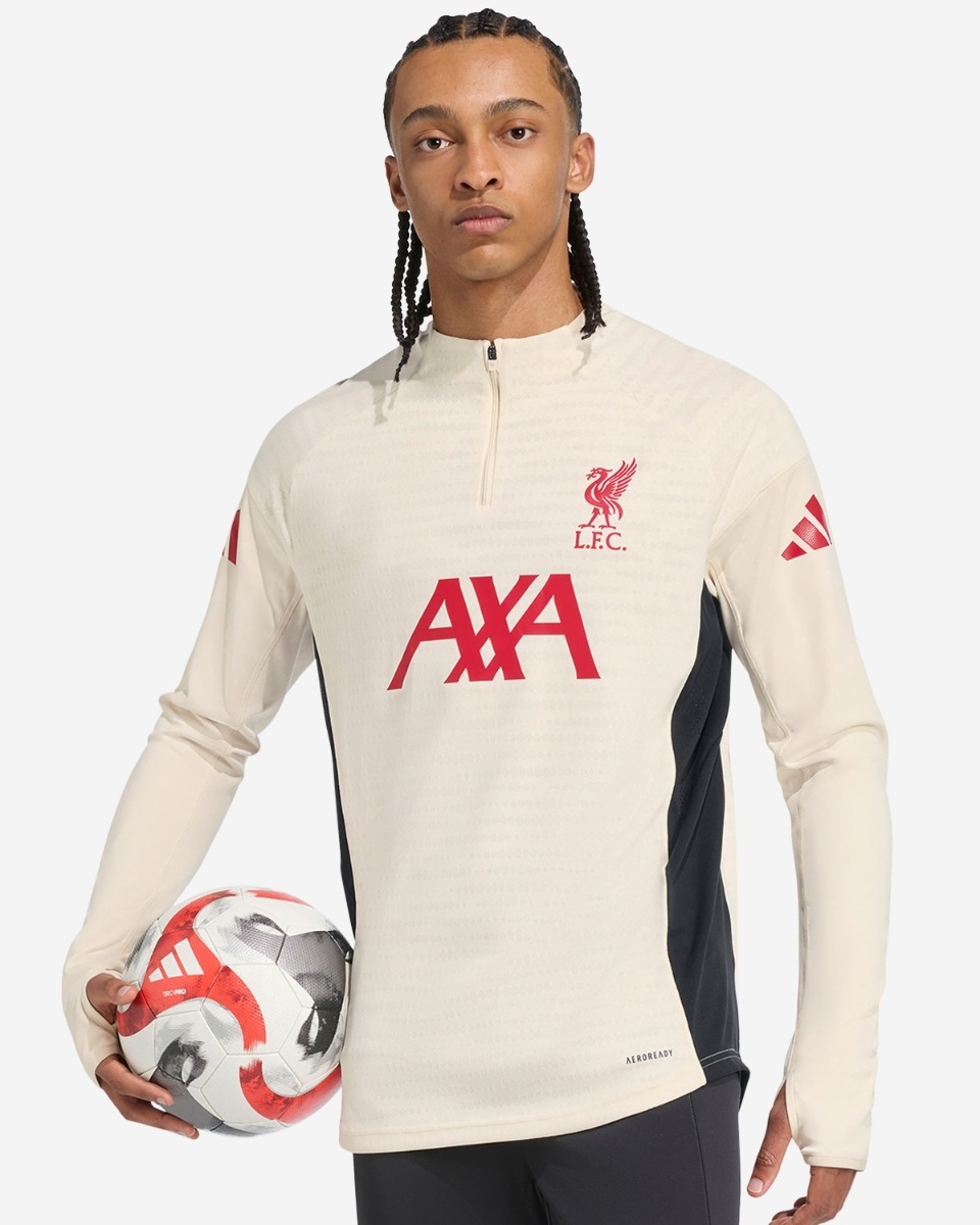 LFC adidas Mens 25/26 Pro-Training Top White
