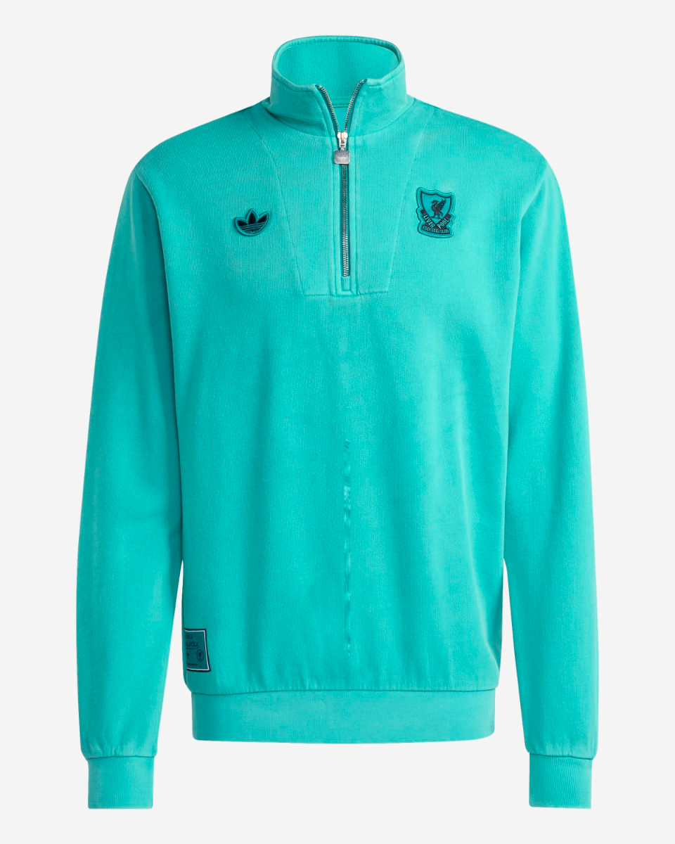 LFC adidas Mens 25/26 Icons Half-Zip Top