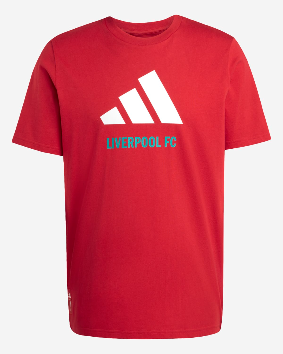 LFC adidas Mens 25/26 Graphic Tee Red