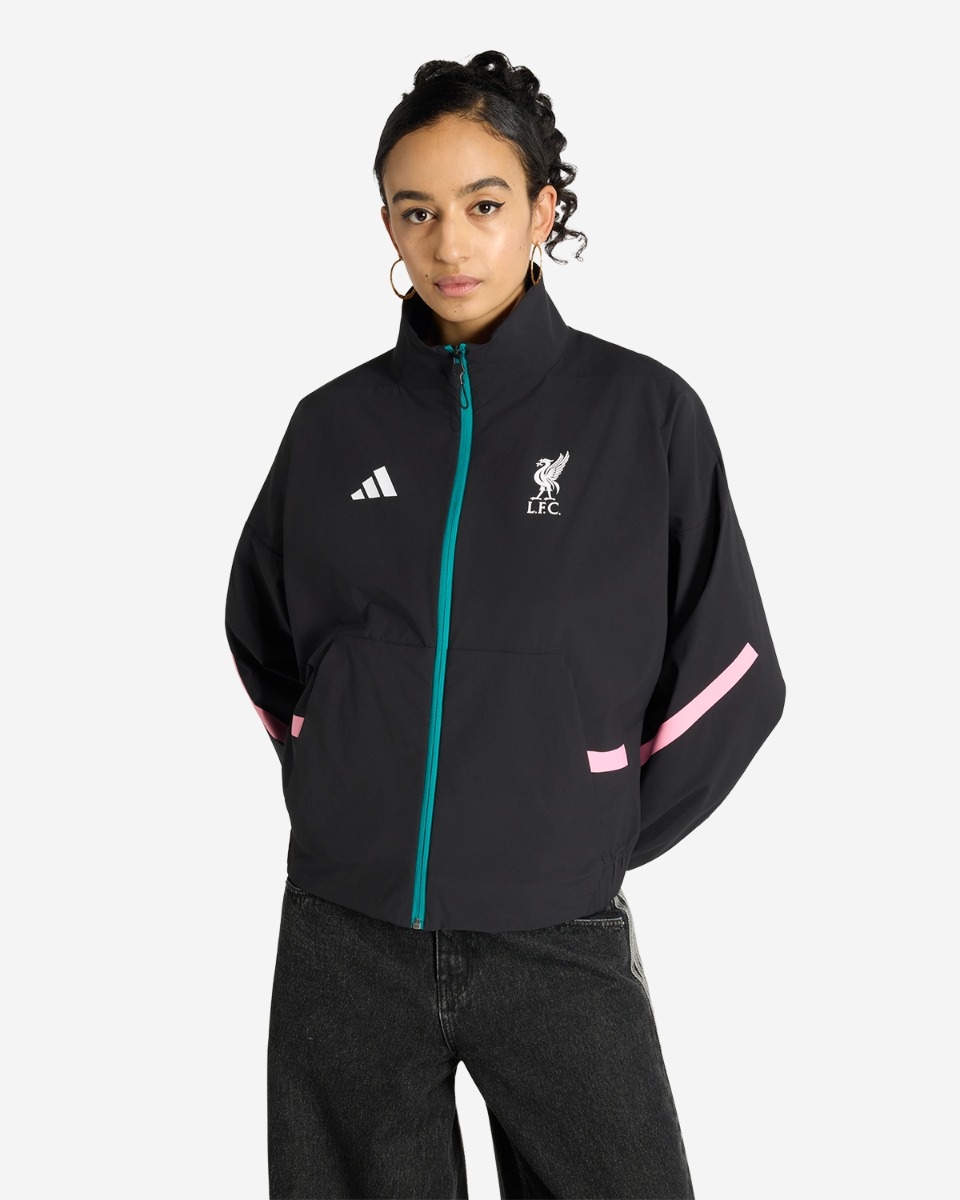 LFC adidas Womens 25/26 Z.N.E Anthem Jacket Black