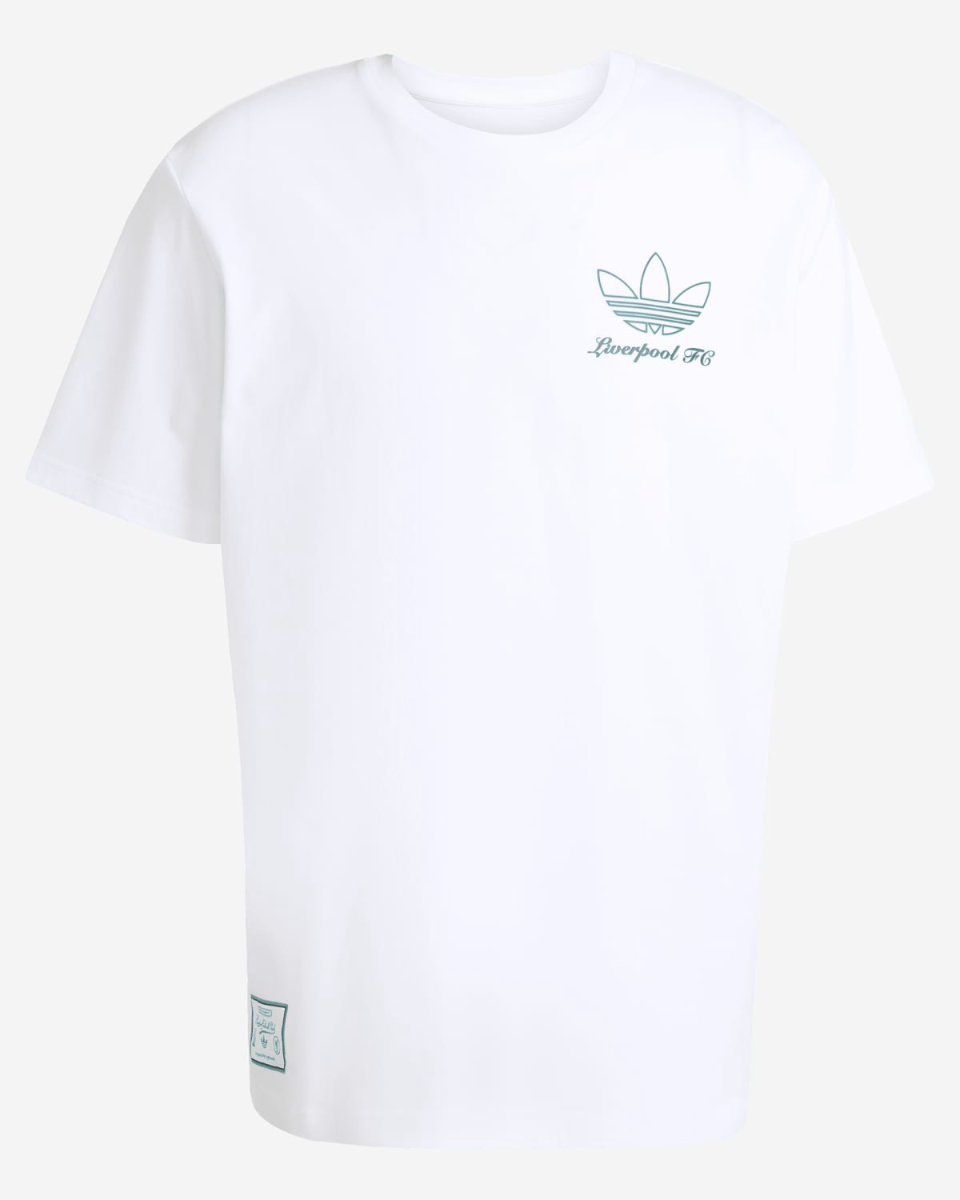 LFC adidas Mens 25/26 Icons Graphic Tee White
