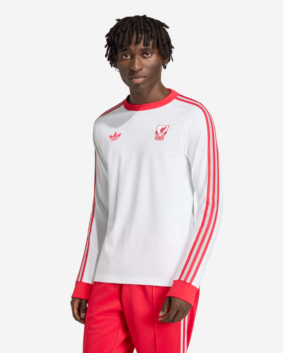 LFC adidas Originals Long Sleeve Tee White