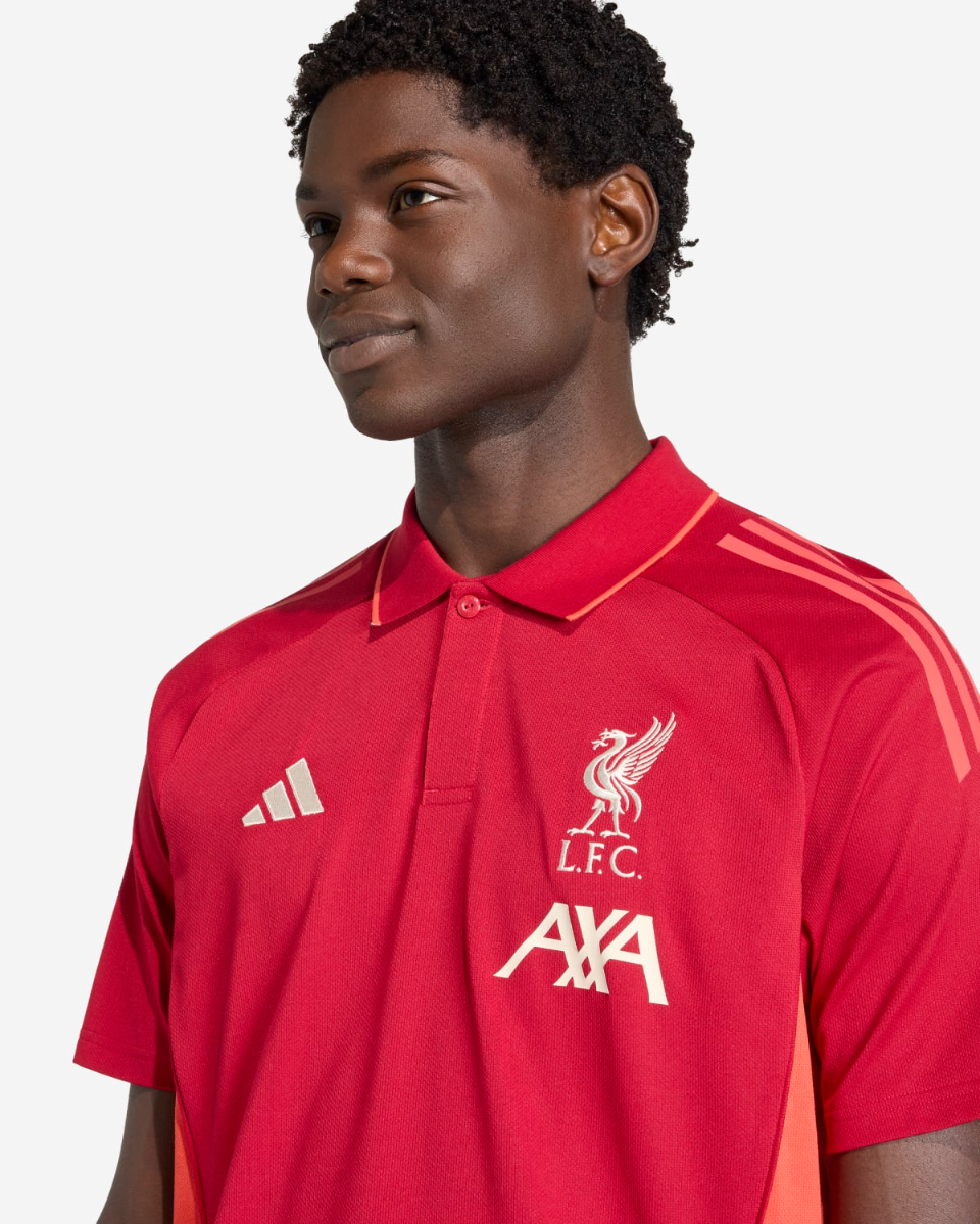 LFC adidas Mens 25/26 Training Polo Red