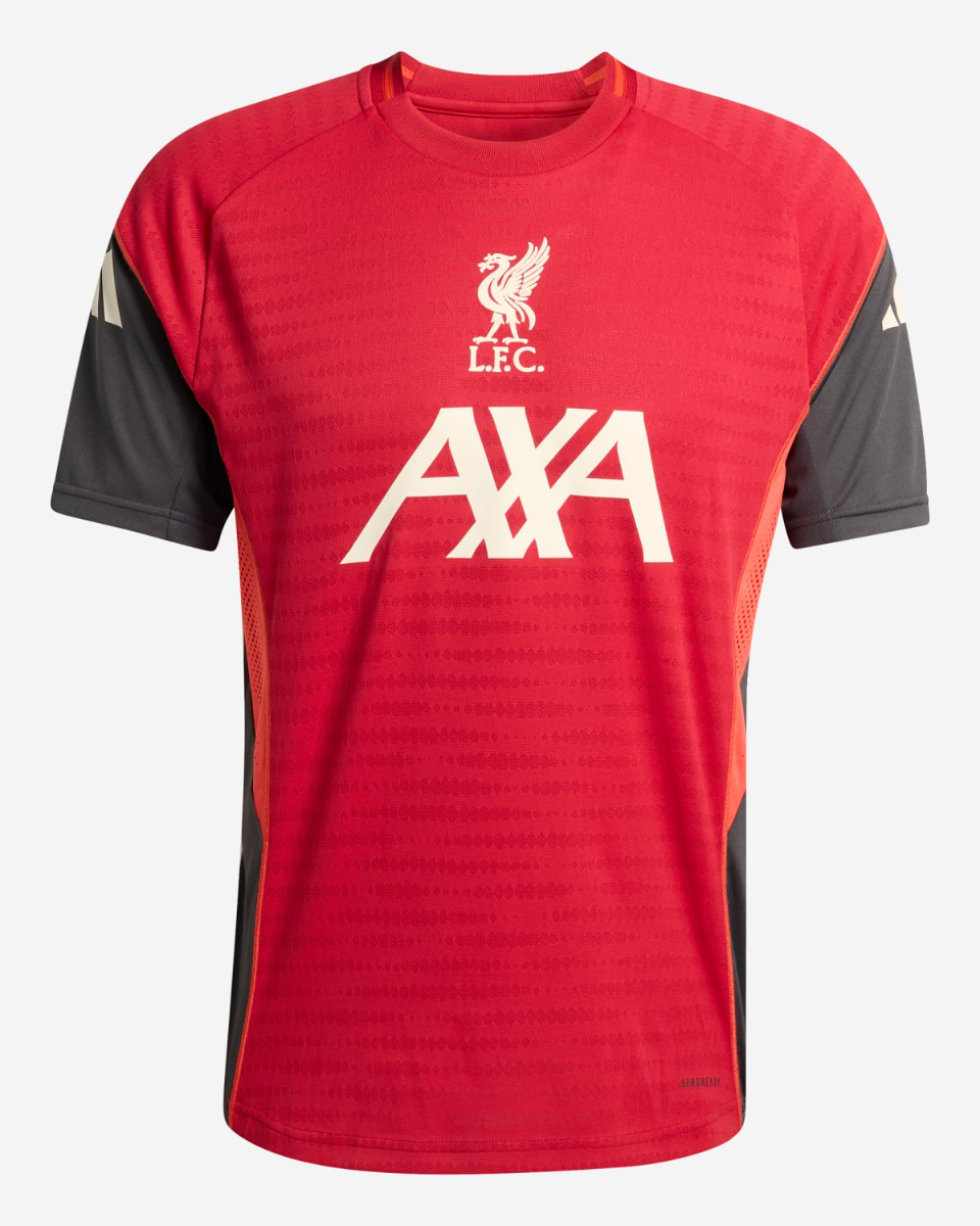 LFC adidas Mens 25/26 Short Sleeve Pro Top Red