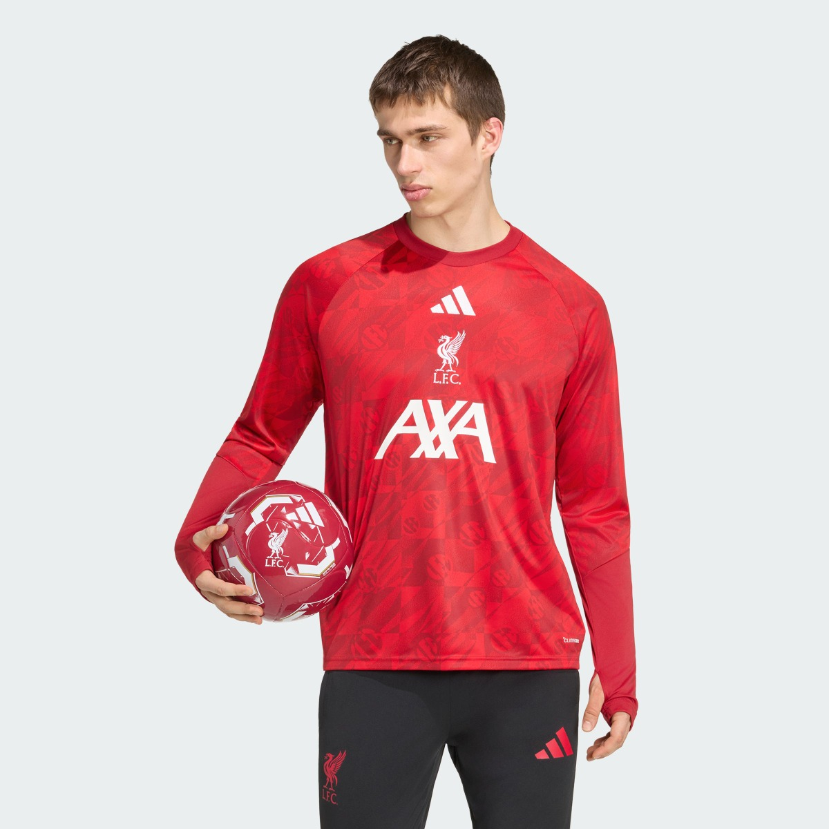 まくら　リバプール　ルイスガルシア　adidas Liverpool LFC adidas Mens 26/27 Pre-Match Warm Top
