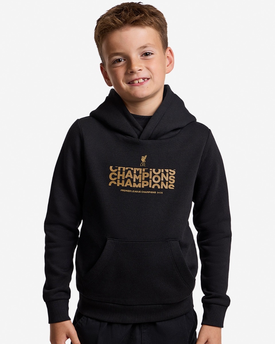 LFC Juniors Champions Text Hoodie Black