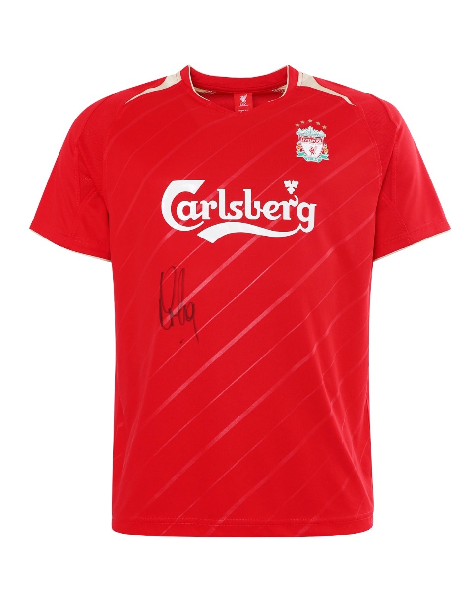 LFC Signed 05/06 Crouch Boxed Shirt