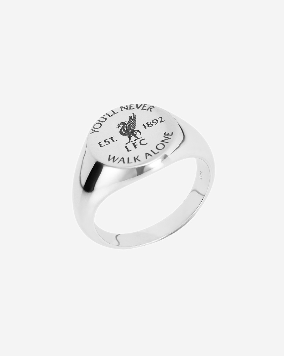 LFC Sterling Silver Liverbird Signet Ring