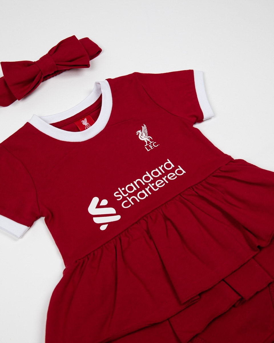 LFC 23 24 Home Baby Frill Bodysuit Liverpool FC Official Store