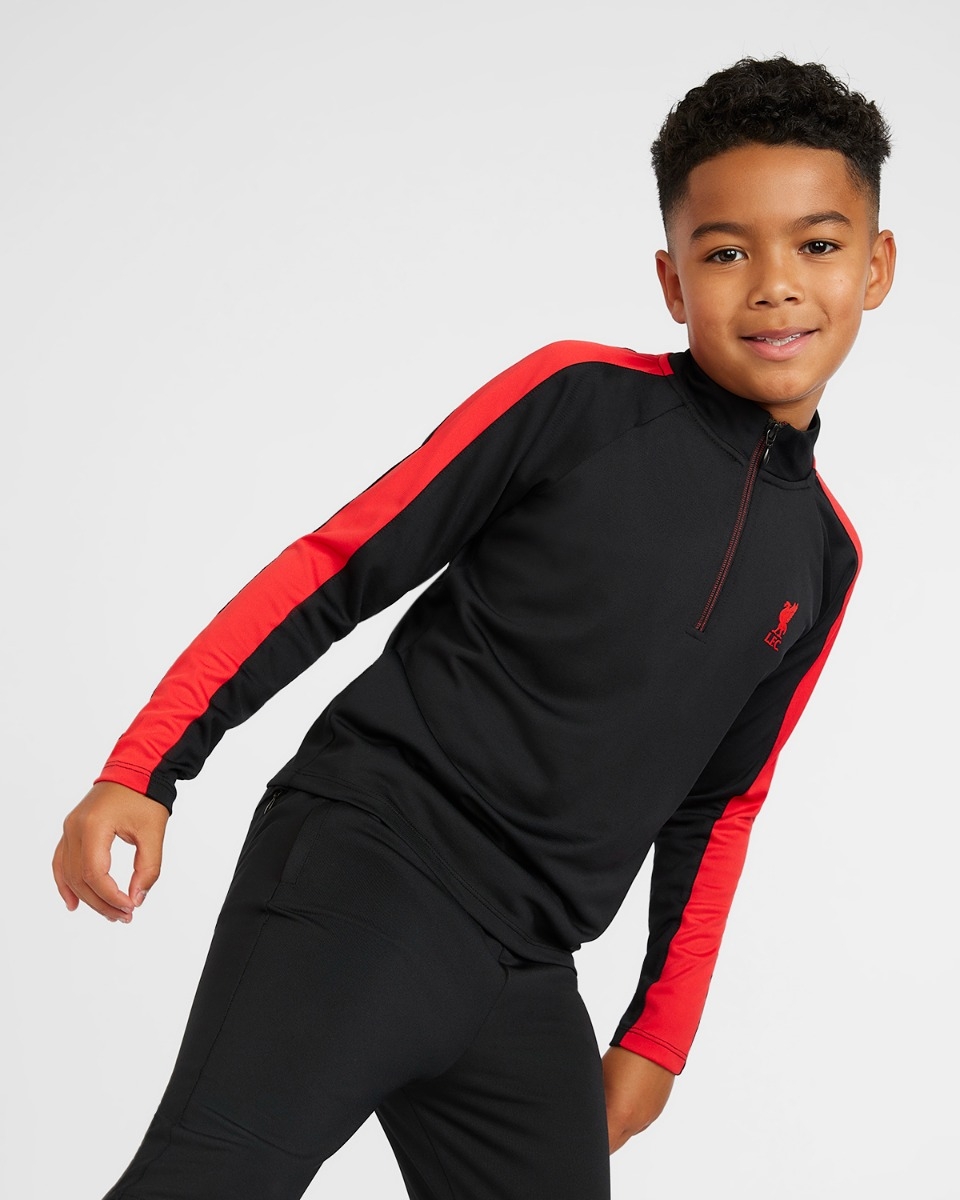 LFC Juniors Quarter Zip Top Black