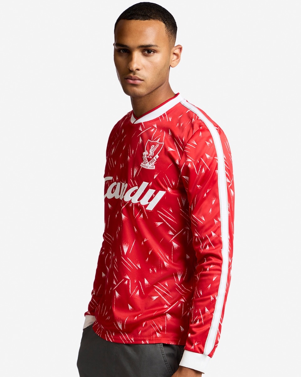 Liverpool adidas Candy ジャージ シルバー 89-91 LFC Retro Adults 89