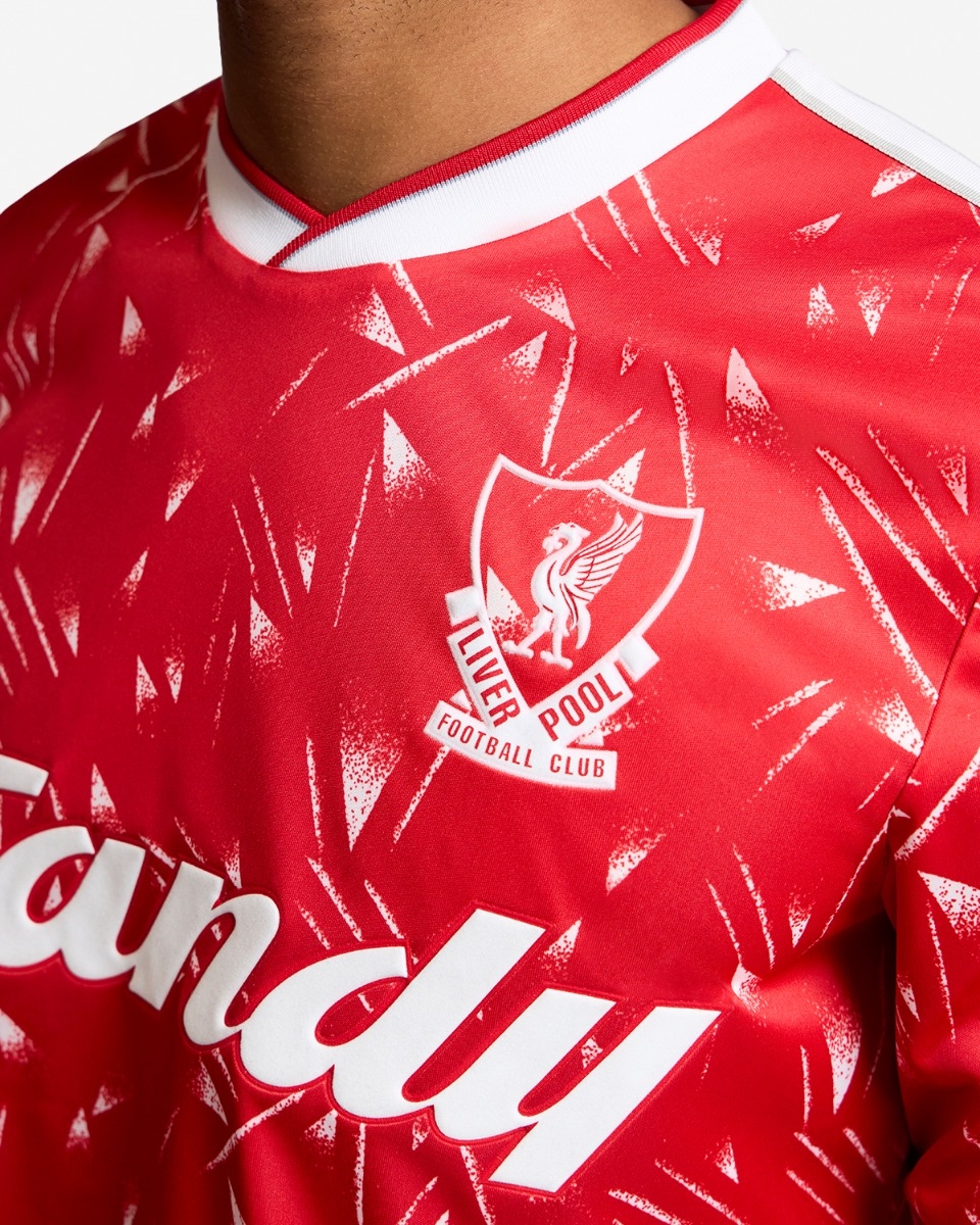 LFC Retro Adults 89/91 Candy Long Sleeve Home Shirt
