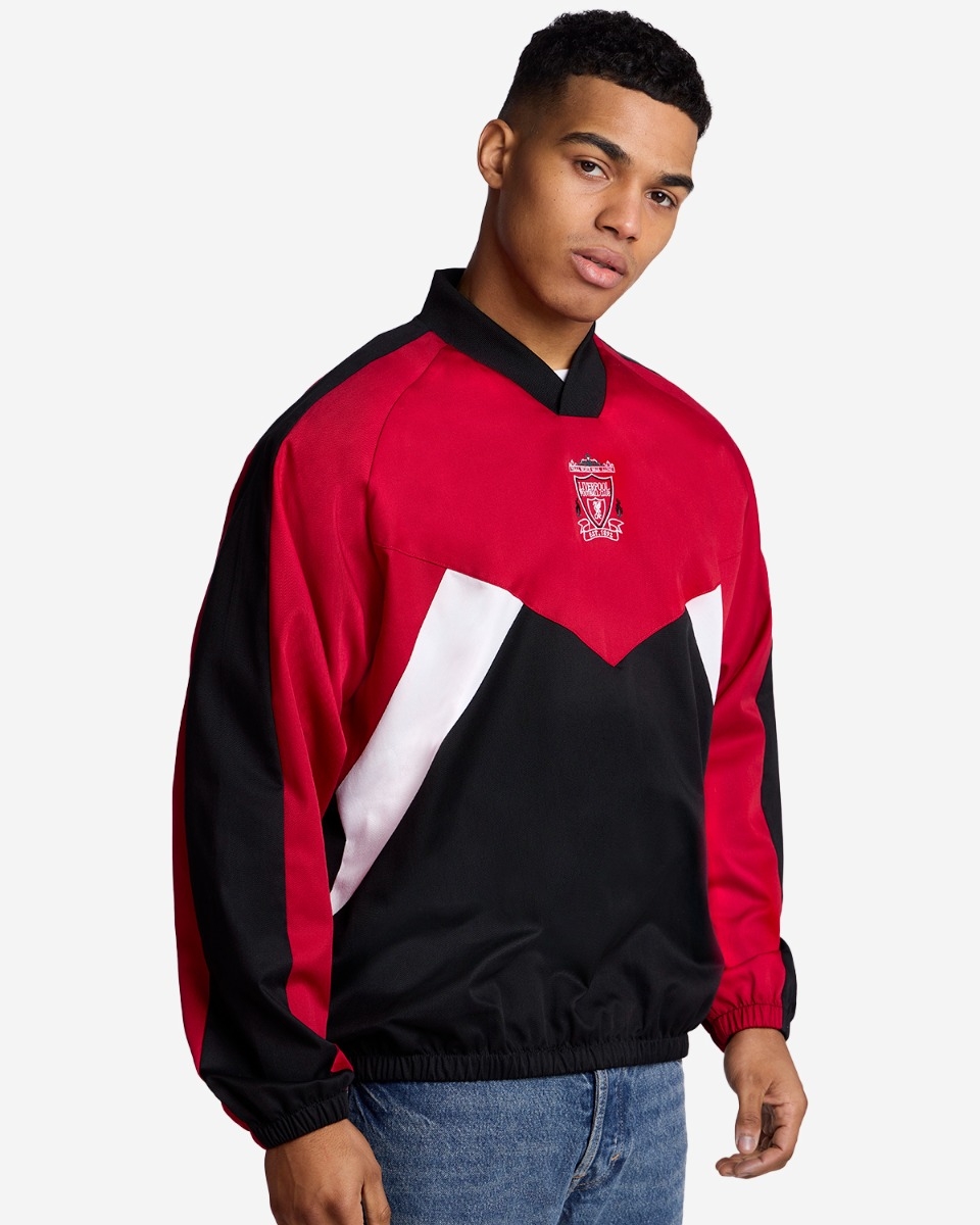 リヴァプール LFC Mens 93-95 Drill Top Red & Black