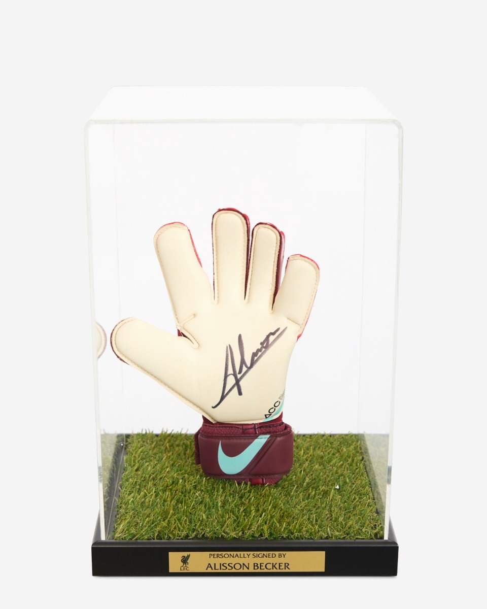 Alisson becker signed glove on sale