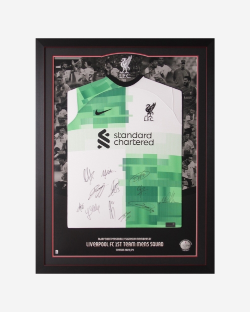 LFC Signed 23/24 Alisson Becker Framed Shirt