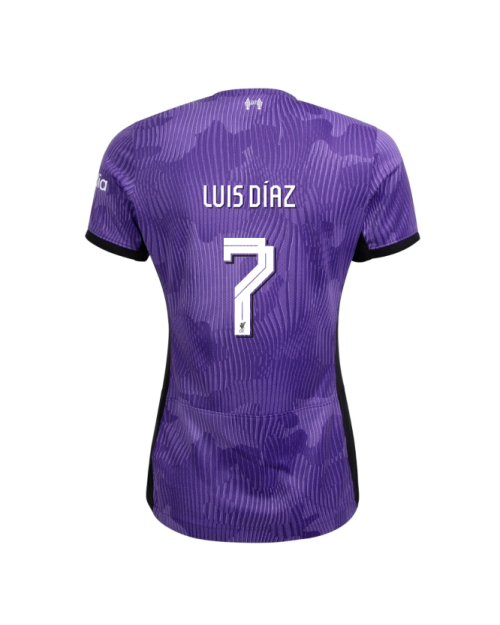 Luis Diaz Liverpool FC 2023/24 Nike Men's Away Stadium Cup Jersey