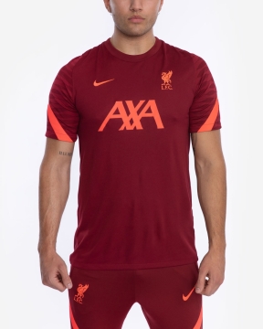 LFC Nike Mens Red Short Sleeve Pre-Match Top