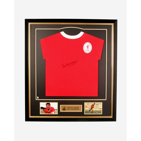 LFC Callaghan 63 Away Signed Framed Shirt
