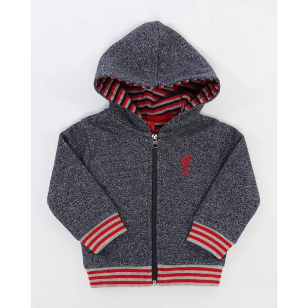 LFC Baby Navy Marl Zip Thru Hoody