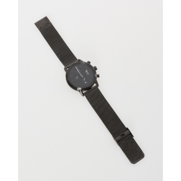 LFC Mens Gun Stainless Steel Bracelet Watch