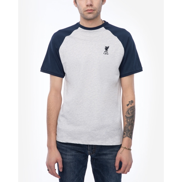 LFC Mens Ecru Marl Raglan Tee