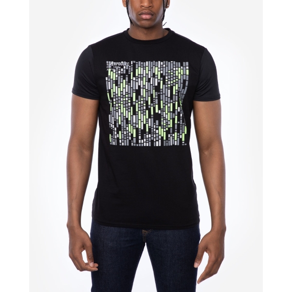 LFC Mens Black Neon Print Tee