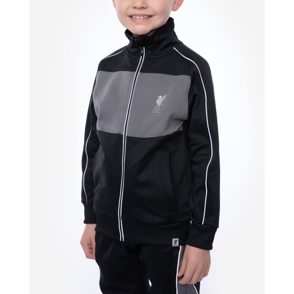 LFC Junior Black Tricot Zip Through Jacket