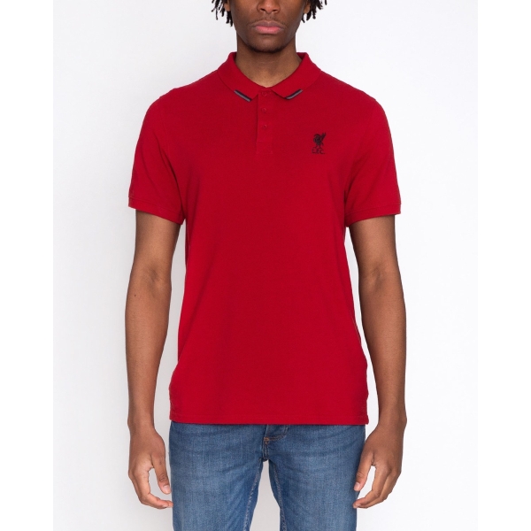 LFC Mens Firma Red Short Sleeve Polo Shirt