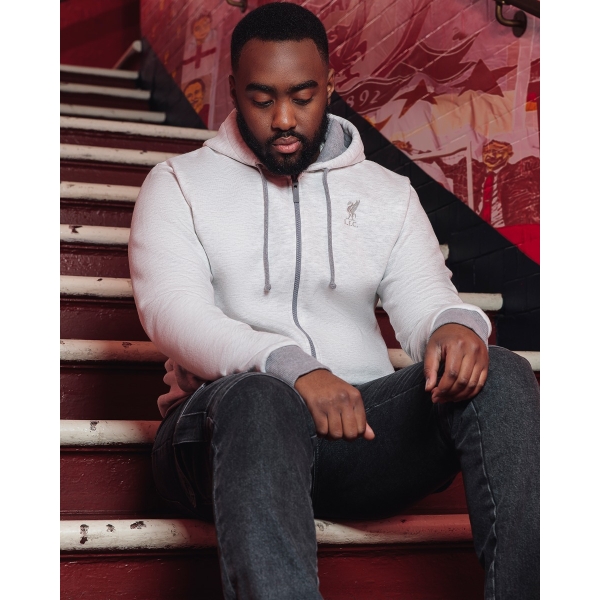 LFC Mens Ice Marl Zip Through Hoody