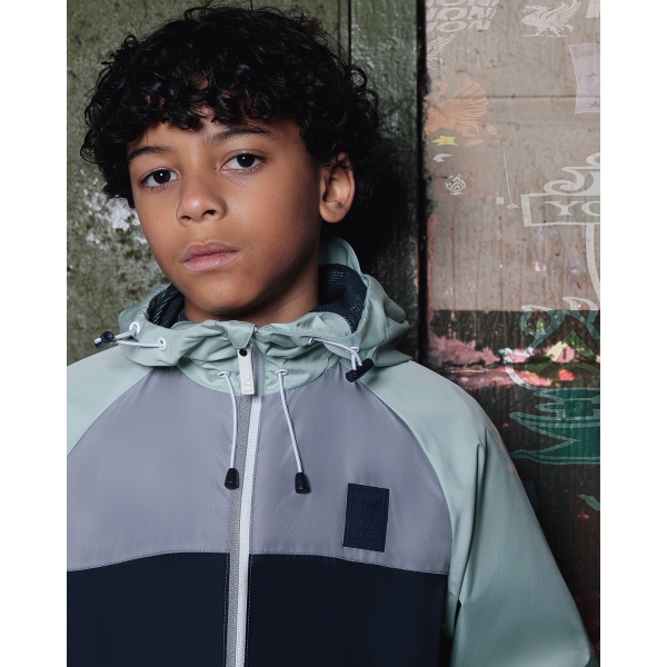 LFC Junior Navy Contrast Zip Kagool