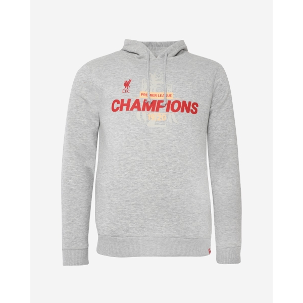 LFC Adults EPL Champions 19-20 Grey Pocket Hoody