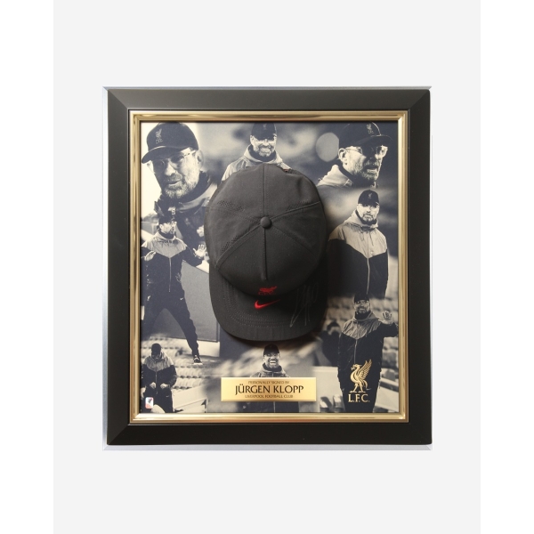 LFC Signed Klopp Cap In Frame