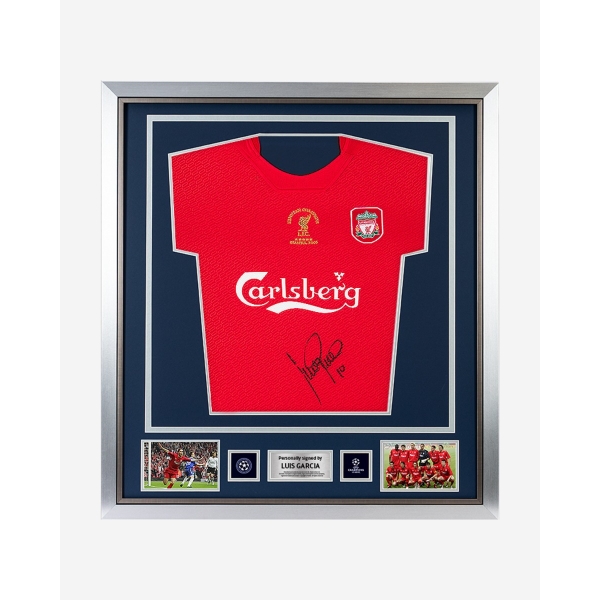 LFC Garcia UCL Istanbul Hero Signed Framed Shirt