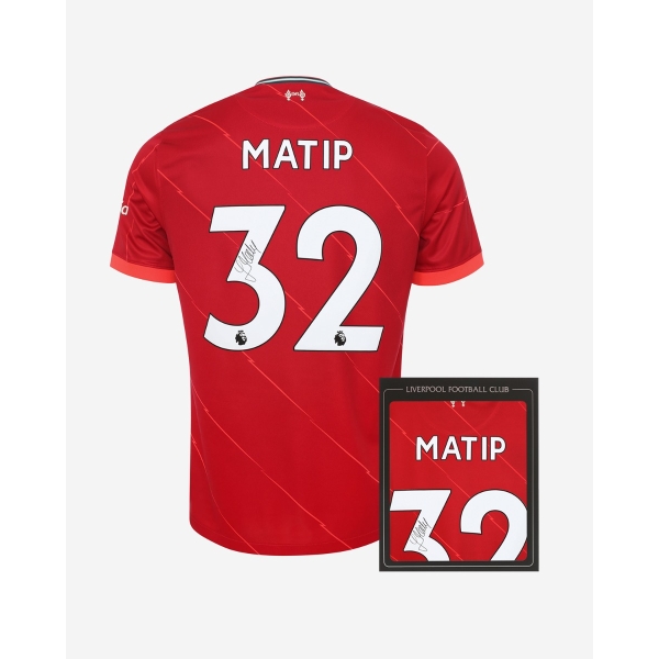 LFC Signed 21-22 Matip Boxed Shirt
