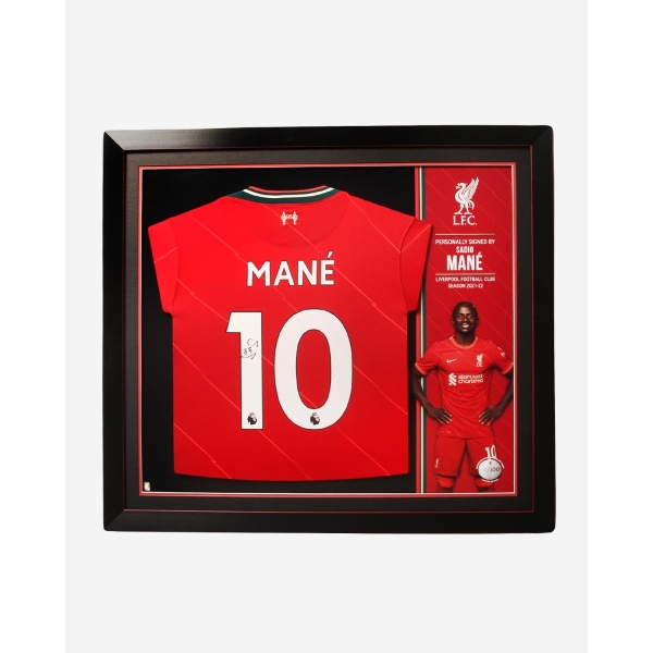 LFC Signed 21-22 Mane Framed Shirt