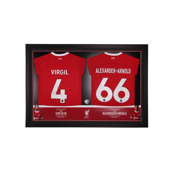 LFC Signed Trent & Virgil Dual Framed Shirt