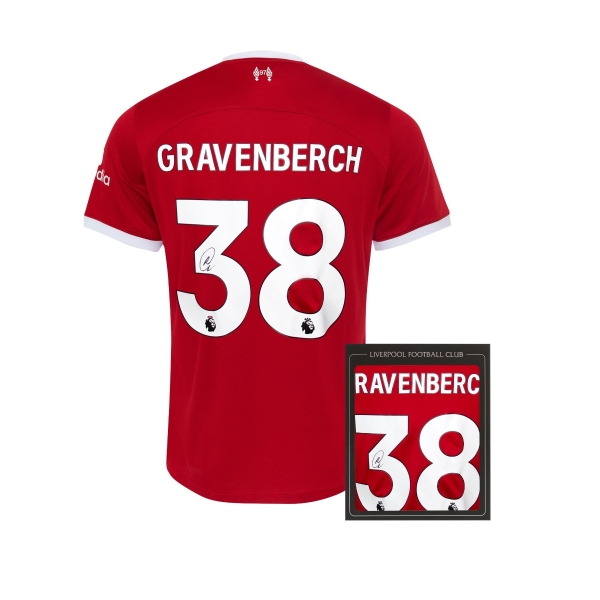 LFC Signed 23/24 Gravenberch Boxed Shirt